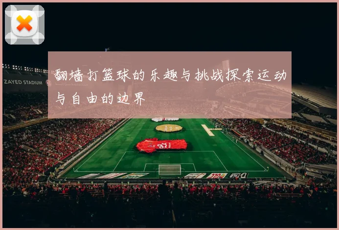 翻墙打篮球的乐趣与挑战探索运动与自由的边界